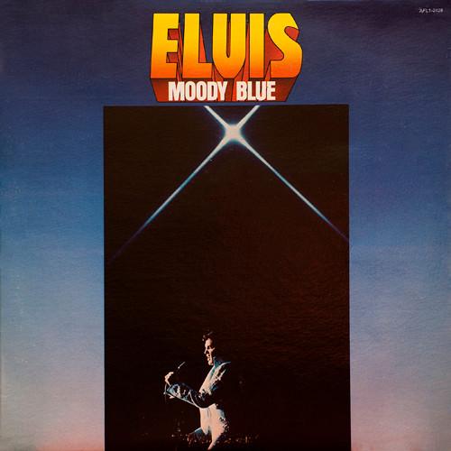 LP Record ELVIS PRESLEY - Moody Blue AFL12428 RCA VICTOR 1977 US Rock Used