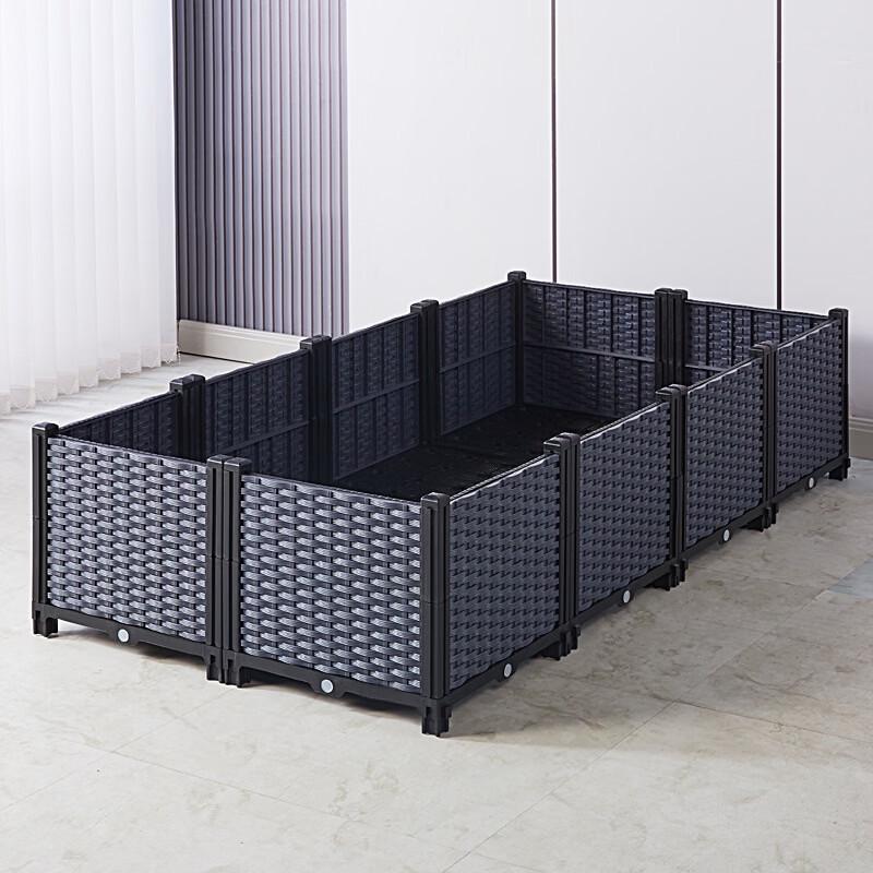 Deepened Four-Section Balcony Vegetable Planter