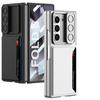 Suitable for Samsung Z Fold6 Mobile Phone Case Folding Screen Ultra Thin Business Leather Card Bag Anti Fall Protection Case