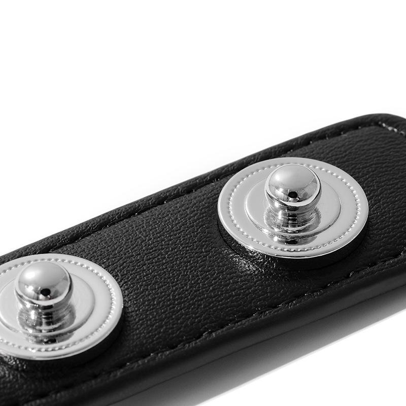 Adjustable D-40 Leather Messenger Bag Shoulder Strap with Wear-Resistant Replacement Buckles