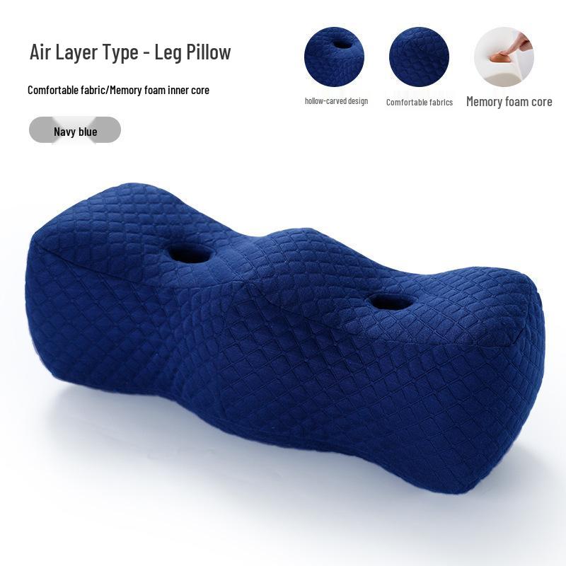 Memory Foam Leg Elevation Pillow: Foot, Knee, and Pregnancy Support for Bed.
