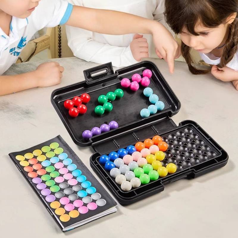 Logic Puzzle Pyramid Toy With Plastic Material For Childrens Brain Development And Parentchild Interaction