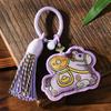Hanging Decor Embroidered Horse Keychain Cute Design Pony Pendant  Zodiac Celebration