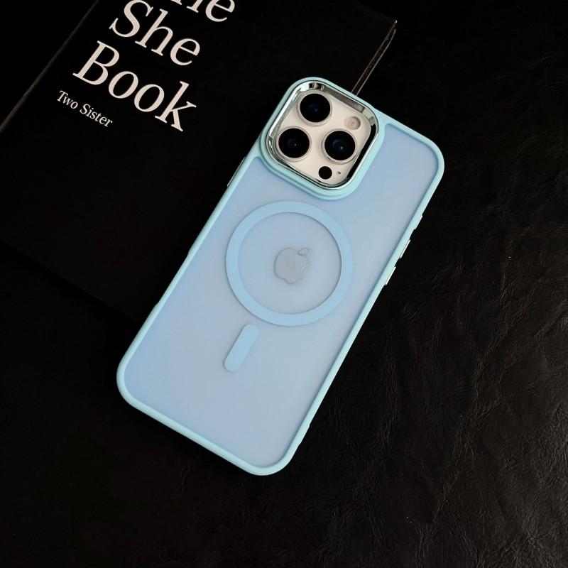 Magnetic Luxury Matte Translucent Armor Shockproof Case For iPhone 16 15 14 13 12 11 Pro Max Plus Magsafe Wireless Charge Cover