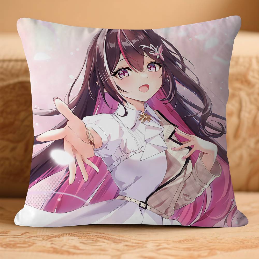 ANIME A-AZKi-I Kissenbezug Abnehmbar Waschbar Kissenbezug – Ganzjahresweichleinen