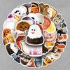 50 Halloween INS Style Waterproof Ghost Graffiti Stickers for Tablet, Water Cup & Journal