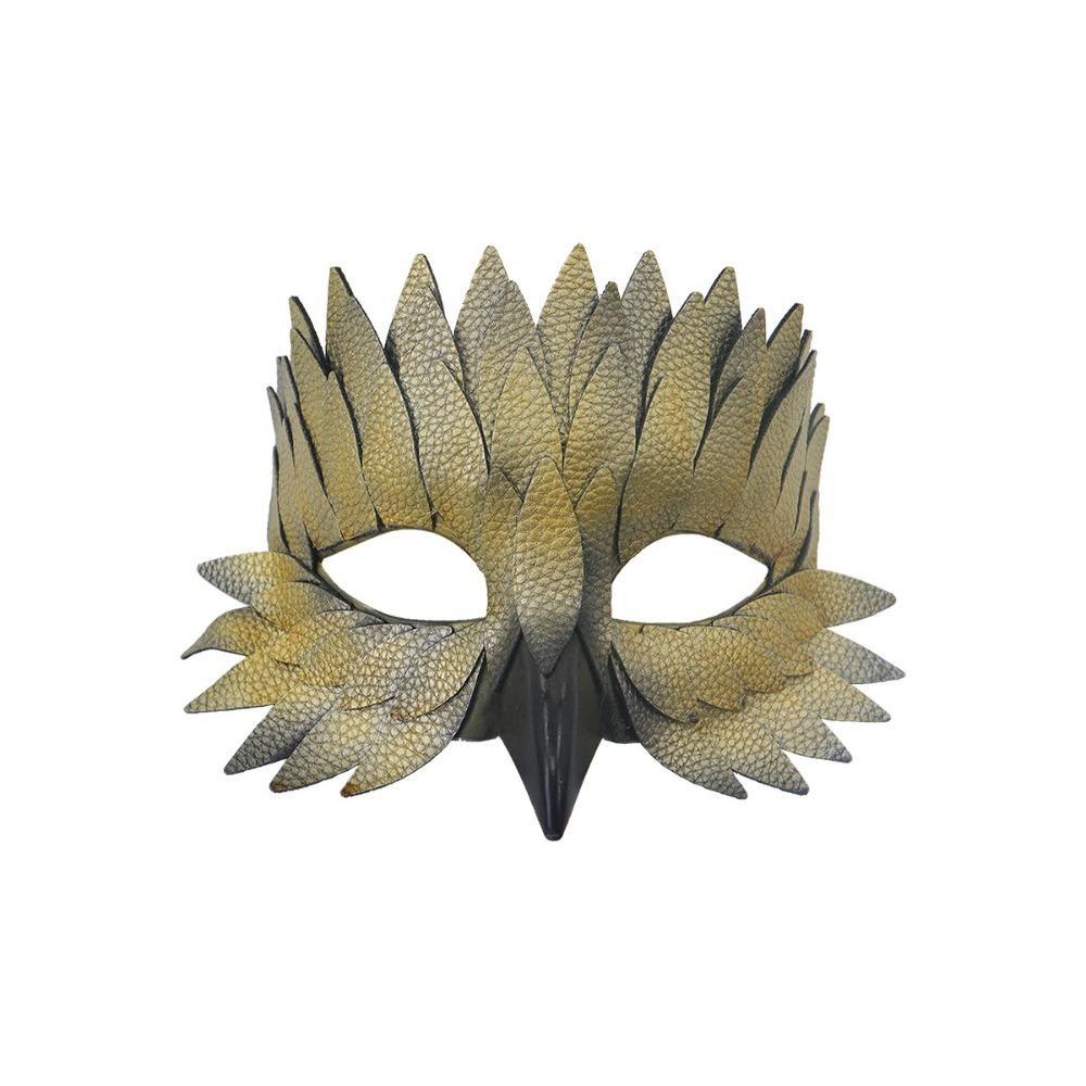 Owl Shape Costume Party Mask Colorful Feather Mask Creative Party Mask  Costume Party