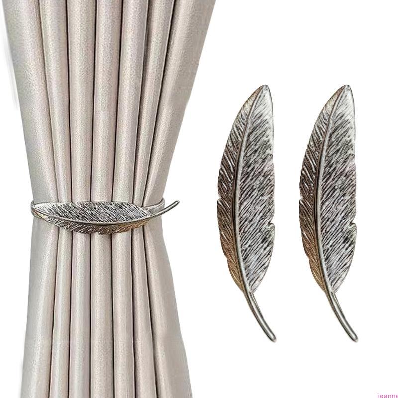 Decorative Curtain Tiebacks with High Stretchy Wire Rope,Creative Curtain Rope Buckles for Home,Office,Window Decoration
