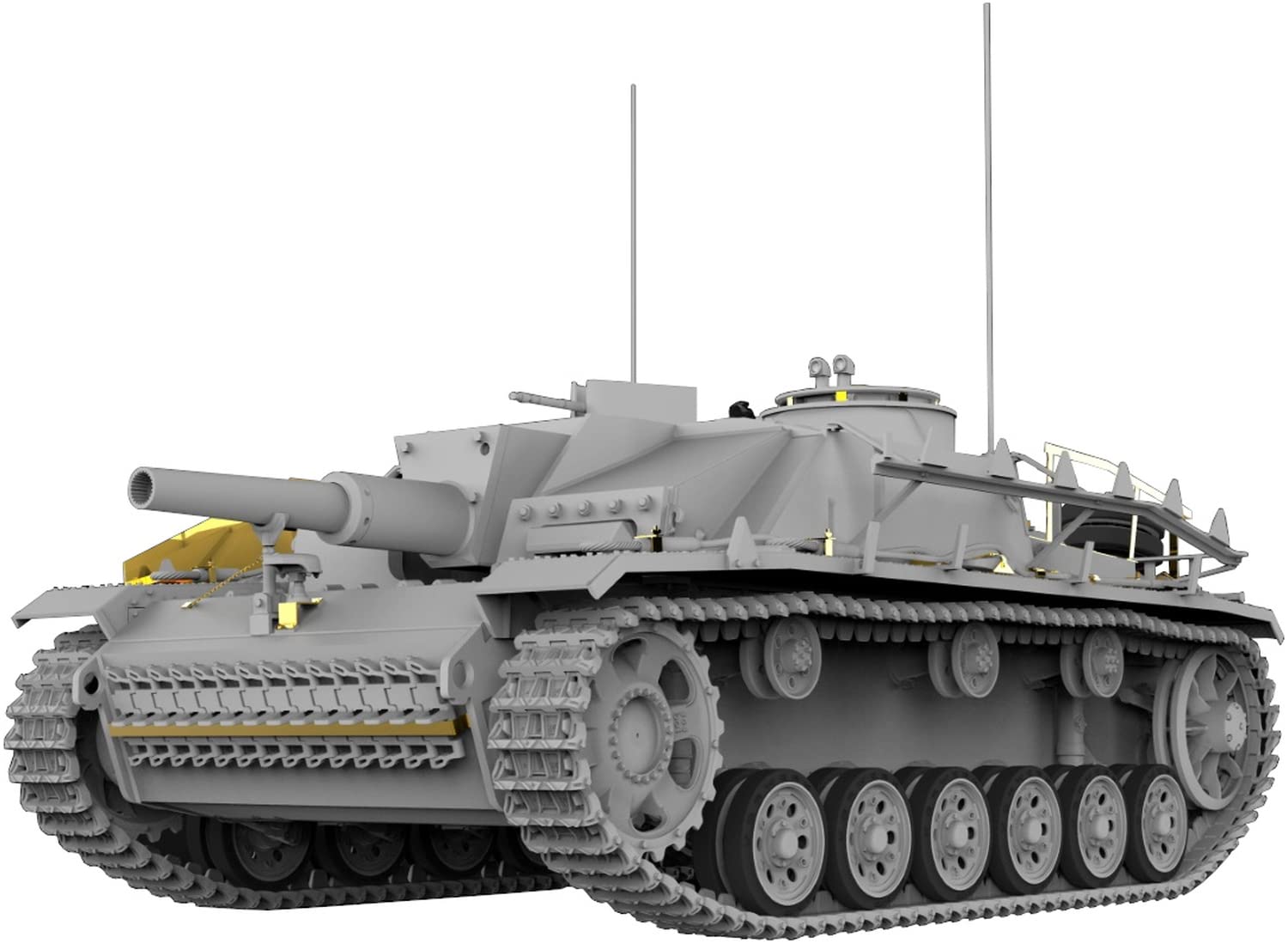 

Miniart Scale German Assault Howitzer 42 G Late Production Plastic Model MA35355 1/35 10.5cm Ausf.