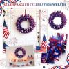 Red Five-pointed Star Decorative Hanging With Colorful Streamers