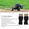2Pcs T Female Adapter T to Male Connector Adapter RC Female to Male Adapter for RC Car Model Aircraft Model Ship Model