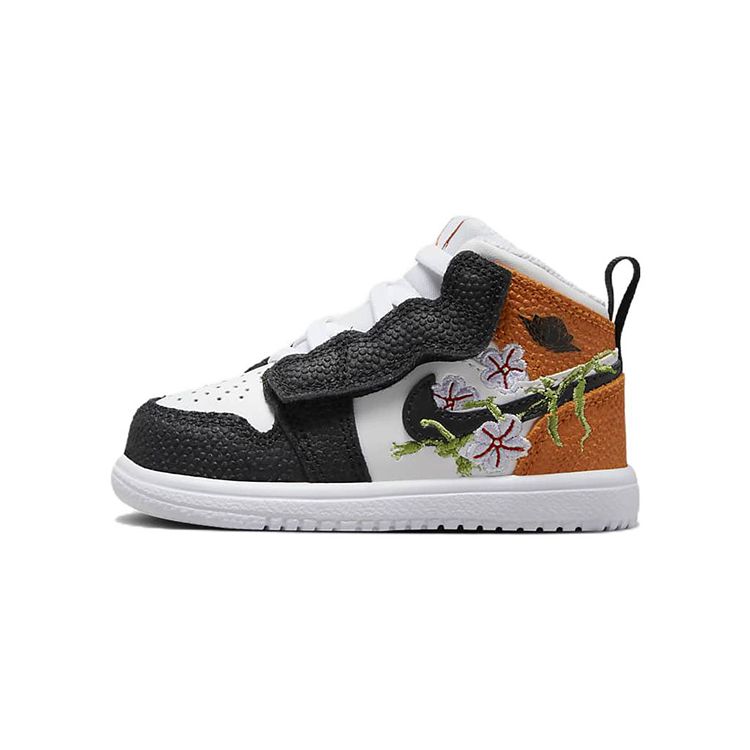 Jordan 1 Mid Alt SE Toddler White Orange Green DR6964-100 26