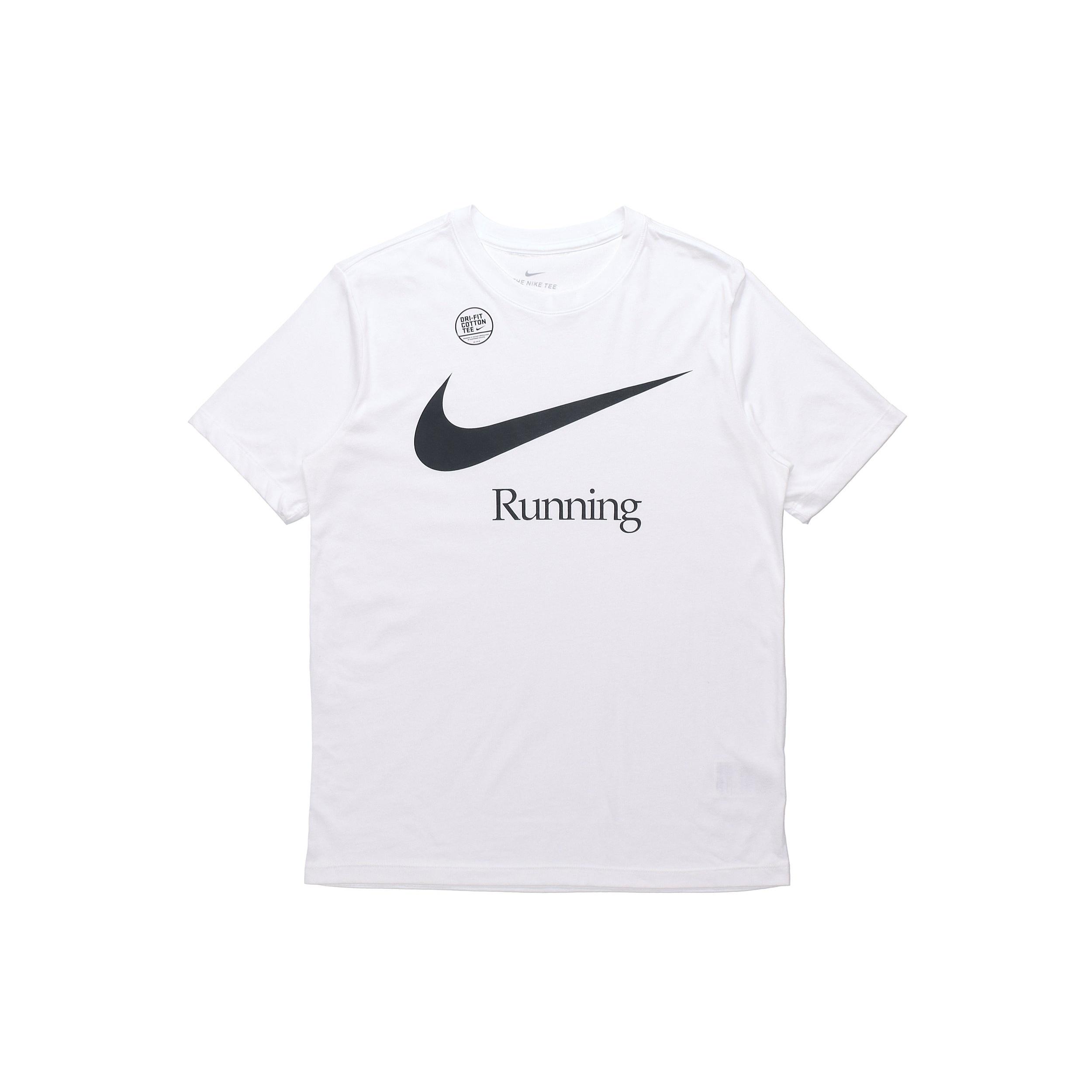 Nike Dri-FIT Logo Printing Sports Quick Dry Short Sleeve White Men s DB5590-100 XL