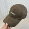Fashion Hat big head circumference new four-season women's baseball cap enlarged white American style old versatile soft top embroidery casual