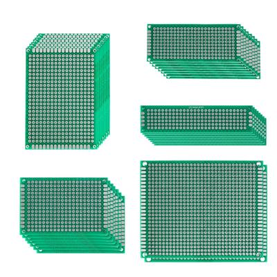 34Pcs/Lot Double Sided PCB Board Diy Set 2*8cm 3*7cm 4*6cm 5*7cm 7*9cm Prototype Kit FR4 Printed Universal Circuit Perfboard