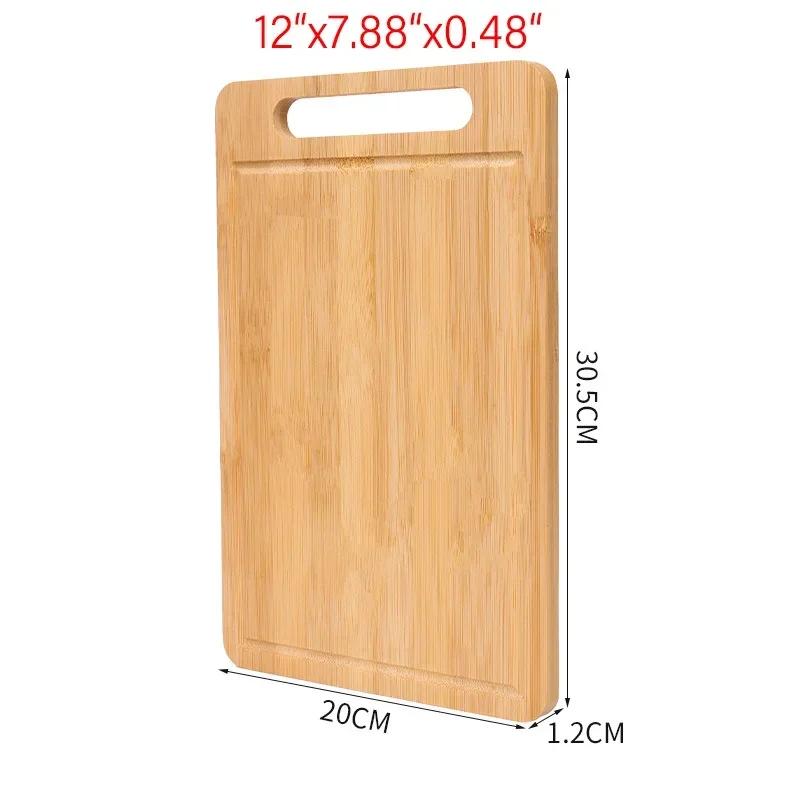 Wooden Cutting Board Kitchen Cutting Board for Meat Totally Bamboo Food Cutting Table Thickened Fruit Vegetable Chopping Panel Y