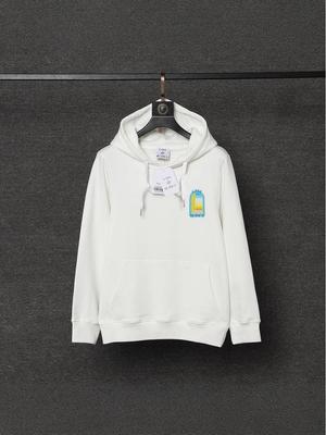 Casablanca Unisex Letter Print Long Sleeve Sweatshirt