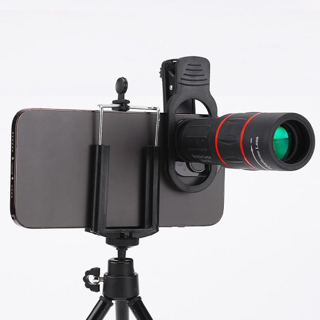 18x Mobile Phone Telephoto Lens: HD Concert Photography Monocular Telescope.