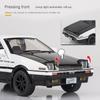 Initial D 1/30 Toyota AE86 Truend JDM Sports Car Alloy Diecast Metal Model Car Sound & Light Jump The Light Collection Hobby Boy