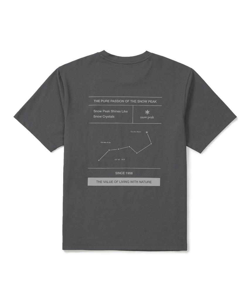 SNOWPEAK APPAREL Regen Quick-Dry Graphic Short Sleeve T-Shirt (S26Mutts52) Rustic Khaki
