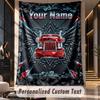 Camion (41) Arazzo Personalizzato con Tema Testo Nome Personalizzato Appeso a Parete Arazzo Decorazione per la Casa Tessuto di Sfondo