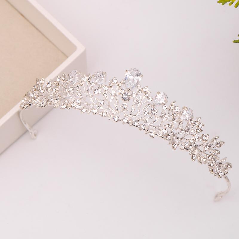 Crown Tiaras Crowns and Wedding Bridal Pageant Birthday Kids Crystal Bride Gold Woman Tiara