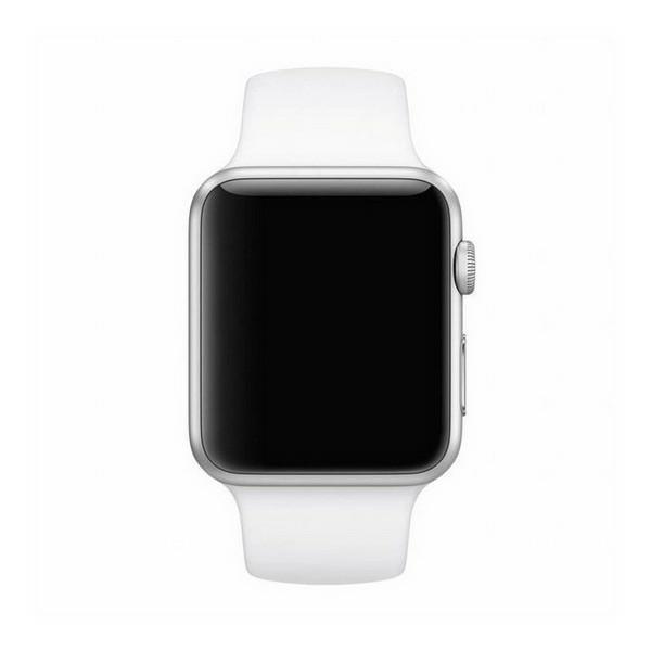 Correa para Apple Watch 42mm Mercury de Silicona Blanca