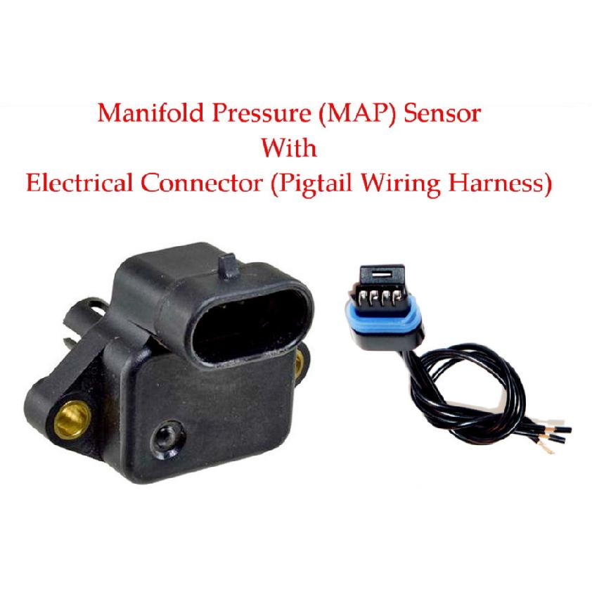 Manifold Pressure (MAP) Sensor W/Electrical Connector Fits:Mini Cooper 2002-2008