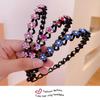 Women Fashion Jewelry Headwear Bangs Clip Hair Accessories Headband Rhinestone Hair Hoop