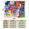 DBZ Goku Odyssey Fleece Throw Blankets Cartoon Blankets for Sofa Outdoor Lightweight Quilt,