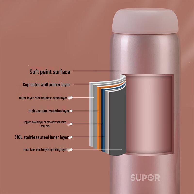Supor 380ml 316L Stainless Steel Thermal Mug