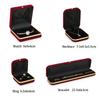 Packaging Double Open Earrings Presentation Storage Boxes Necklace Case Ring Box Jewelry Display