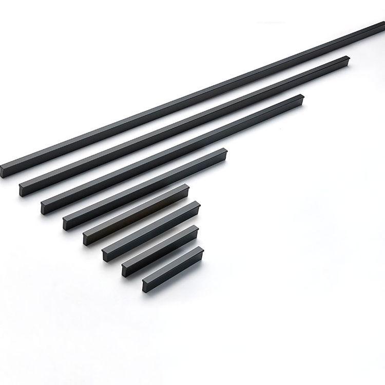 Alloy Furniture Pull Handle Black Gold T-Bar for Kitchen Cupboard Wardrobe Drawers Dresser and Door Cabinet Handle