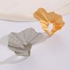SUMENG New Ginkgo Leaf Ring for Women Men Classic Metal Pleated Personality Leaf Fan-Shaped Finger Ring Punk Fashion Jewelry