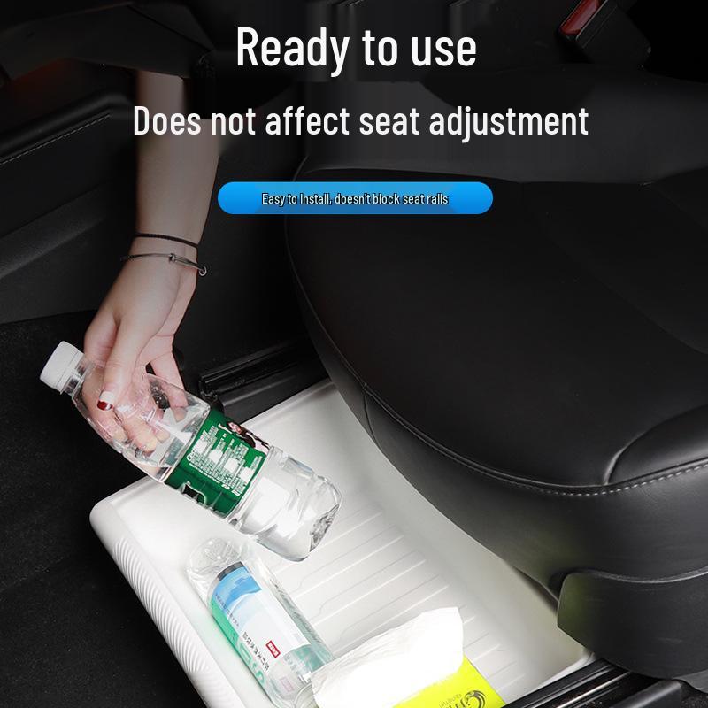 Fits Refreshed Tesla Model Y/3 Under-Seat Storage Box and Rear Trunk Side Storage Boxes