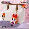 1-3pcs/set The Powerpuff Girls Keychain Stuffed Anime Swimming Cloak Pajamas Angel Style Cute Plush Toys Birthday Gift