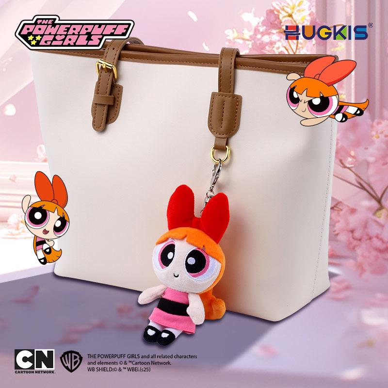 1-3pcs/set The Powerpuff Girls Keychain Stuffed Anime Swimming Cloak Pajamas Angel Style Cute Plush Toys Birthday Gift