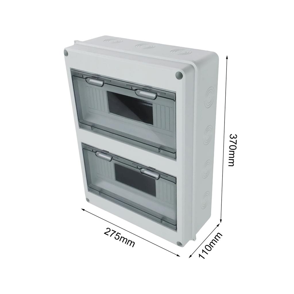 24 Circuits Waterproof Distribution Box Waterproof Box 24 Circuits Box Distribution Box High-quality ABS Material Home Use