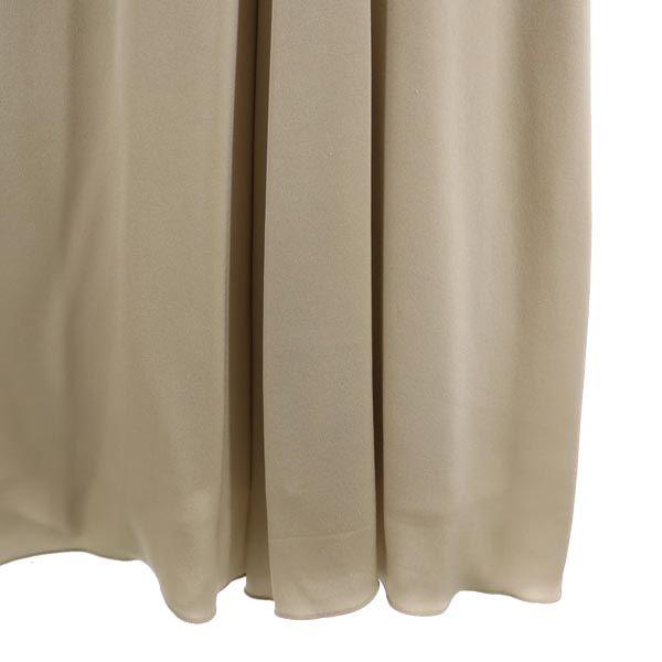 FOXEY Silk Blend No sleeve one piece 38 beige Women Used