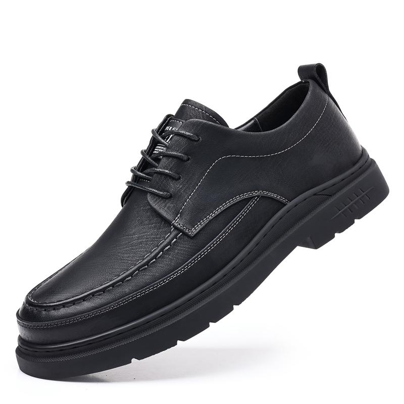 

Spring and Autumn Men s Casual Shoes, Men s Genuine Leather Shoes, Business Casual Shoes, Winter Men s Casual Shoes with Cotton 41
