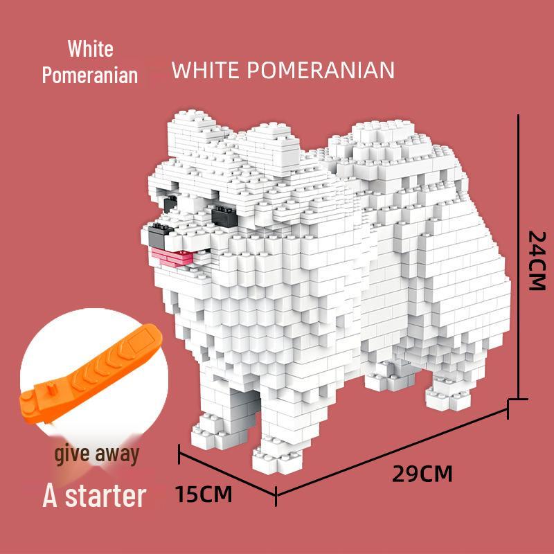 

Шиба-ину Корги Лего-совместимый Померанский шпиц Доберман Строительные блоки - Развивающая игрушка для детей