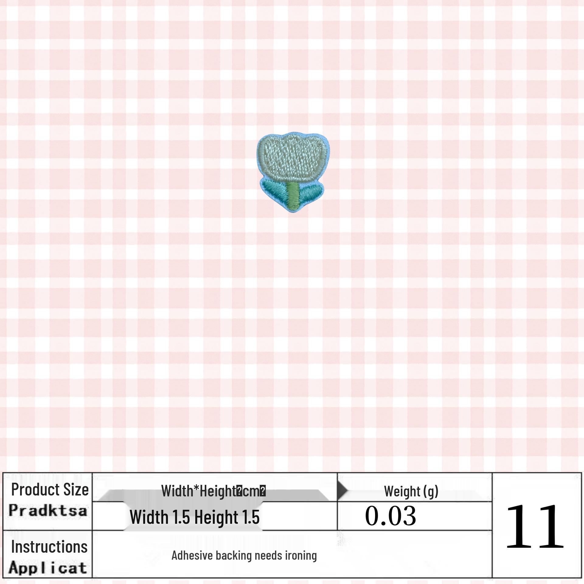 

Вышитая термоаппликация в виде цветка для одежды - DIY аксессуар