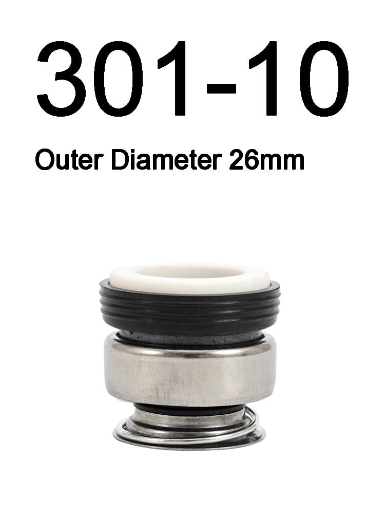 1PC of 301 Series 8 10 12 13 14 15 16 17 18 20 22 24-55mm Single Coil Spring Mechanical Shaft Seal For Circulation Water Pump
