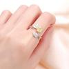 Sunflower Daisy "You Are My Sunshine" Open Ring