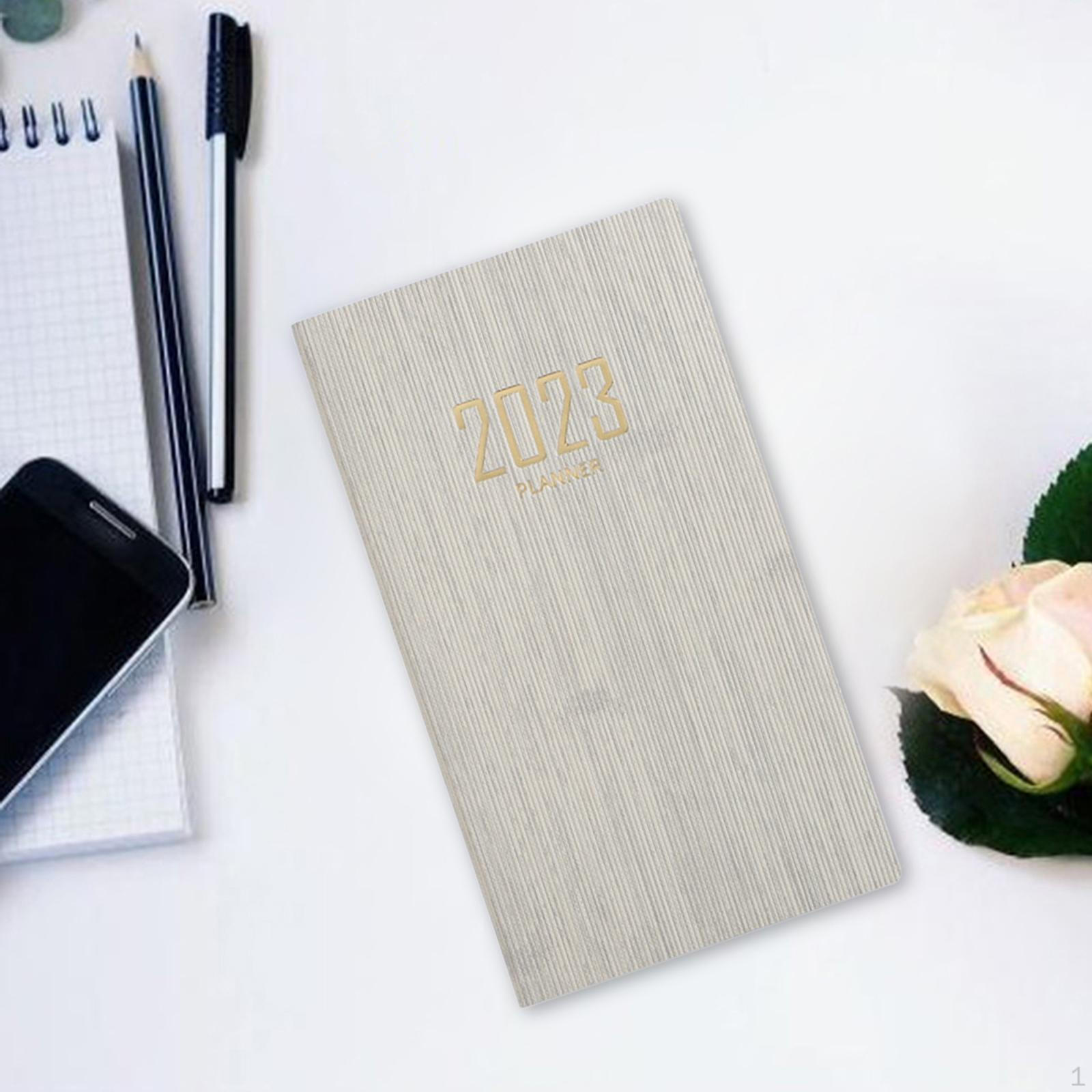 

Daily Account Monthly Notebook Planner Appointment Calendar for Gifts Travel Home бежевий