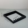 Game Cartridge Storage Rack Black 8 Slot Game CD Memory Card Display Stand Plastic Game Disc Storage Rack Home Accessories