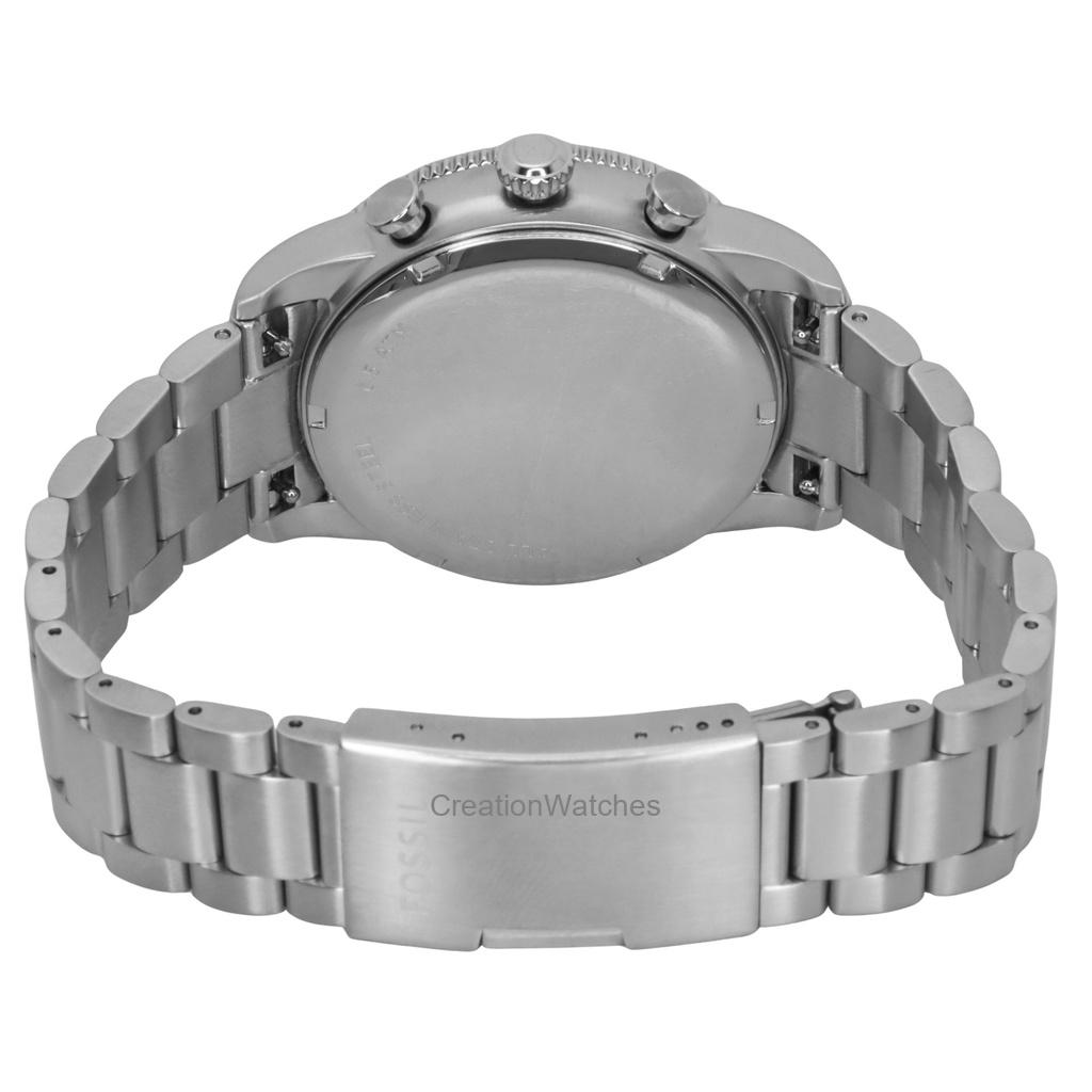 Fossil Pánské hodinky Sport Tourer Chronograph s quartzovým pouzdrem a černým ciferníkem z nerezové oceli FS6045