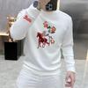 Men's Plus Size Fleece Hoodie – Warm, Loose Round Neck Casual Jacket for Autumn & Winter