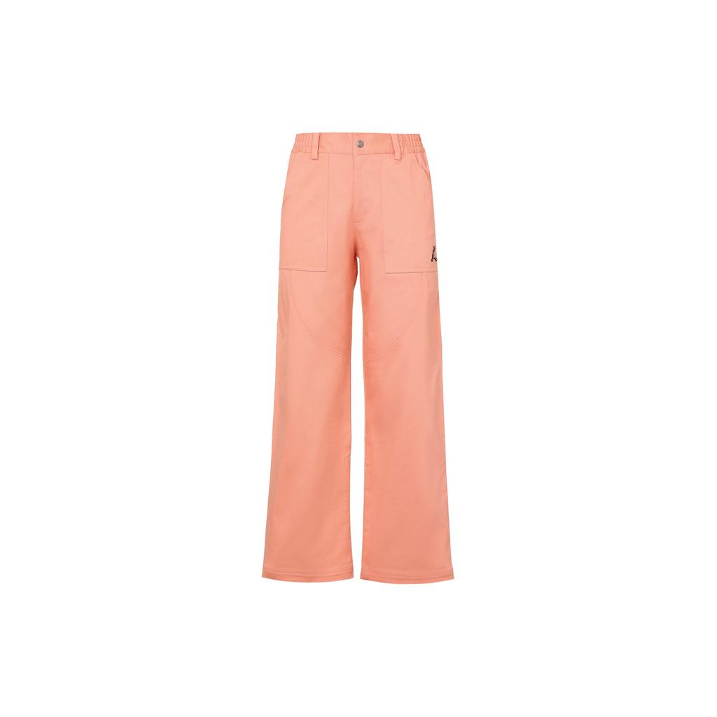 Jordan Solid Logo Micro Label Casual Straight Leg Pants Women bottoms Light-Red Brown DM5035-824