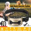 Control Stop Barking Waterproof Ultrasonic Training Collars Rechargeable Pet Anti Bark Collar